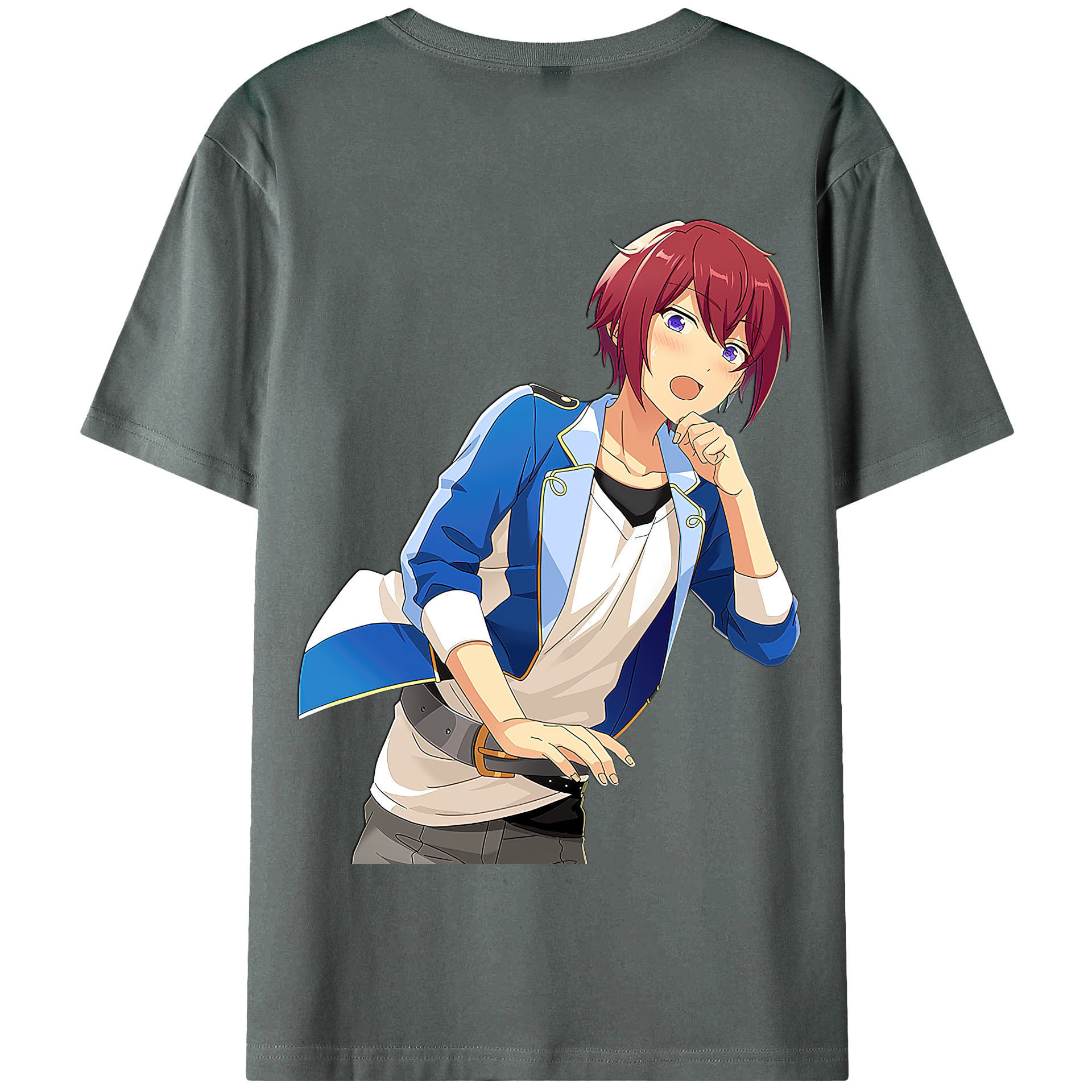 （画像用） あんさんぶるスターズ! Ensemble Stars 綿100％半袖Tシャツ（背面プリント）